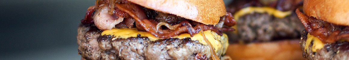Eating American (Traditional) Burger Pub Food at Riley & Jake's restaurant in Clinton, NJ.